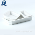 High Quality 6 Lattice Ceramic Dinner Plates